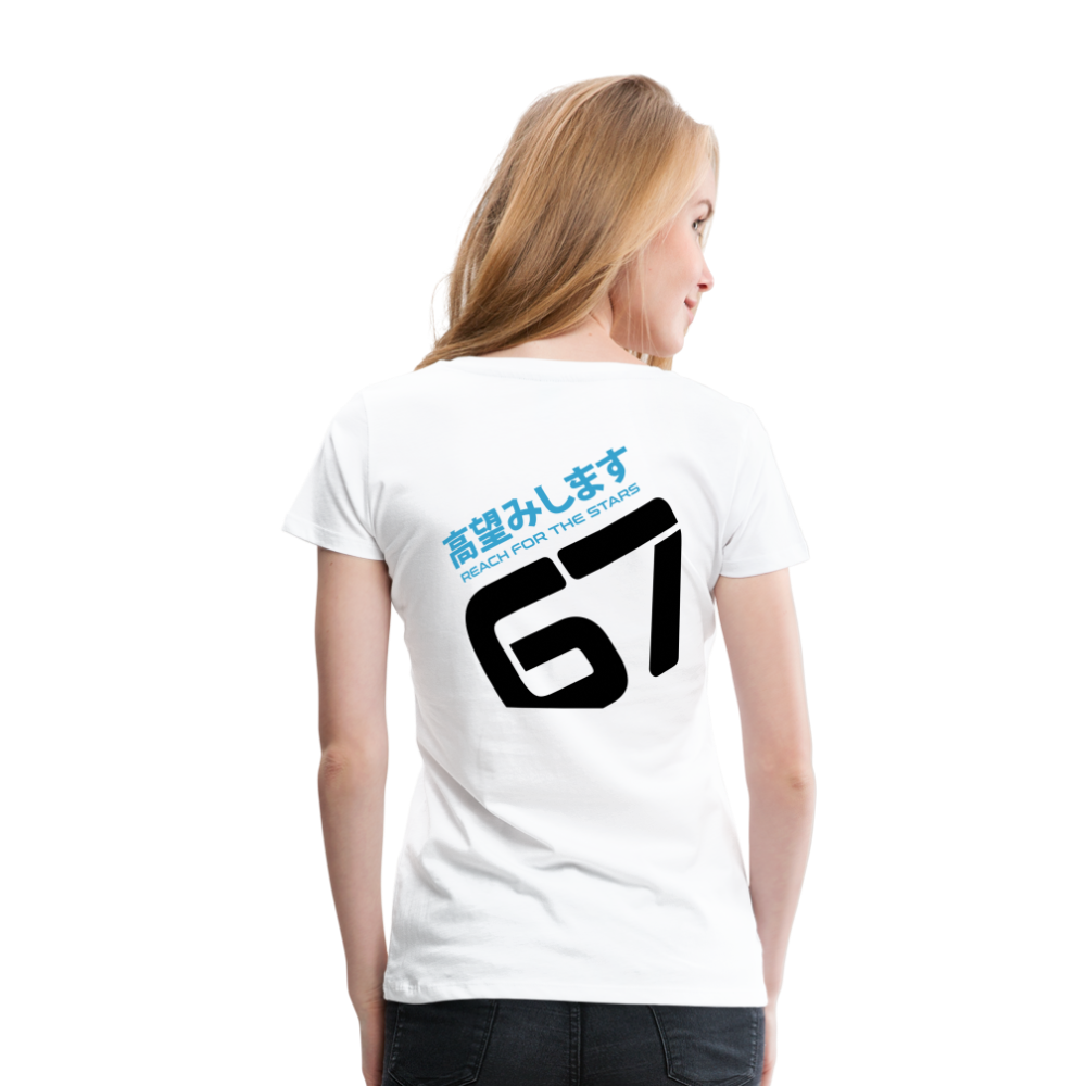 Reach for the stars - Double Premium T-Shirt - white