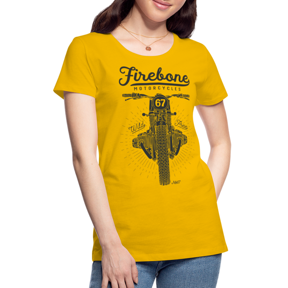 Wild and Free - Premium T-Shirt - sun yellow