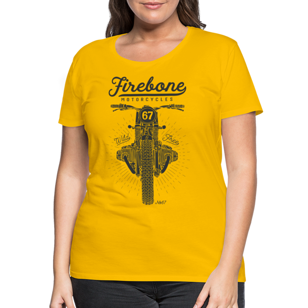 Wild and Free - Premium T-Shirt - sun yellow