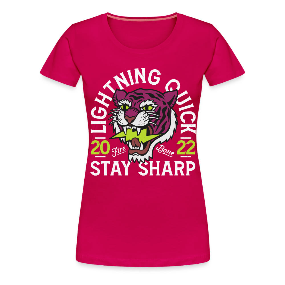 Lightning Quick - Premium T-Shirt - dark pink