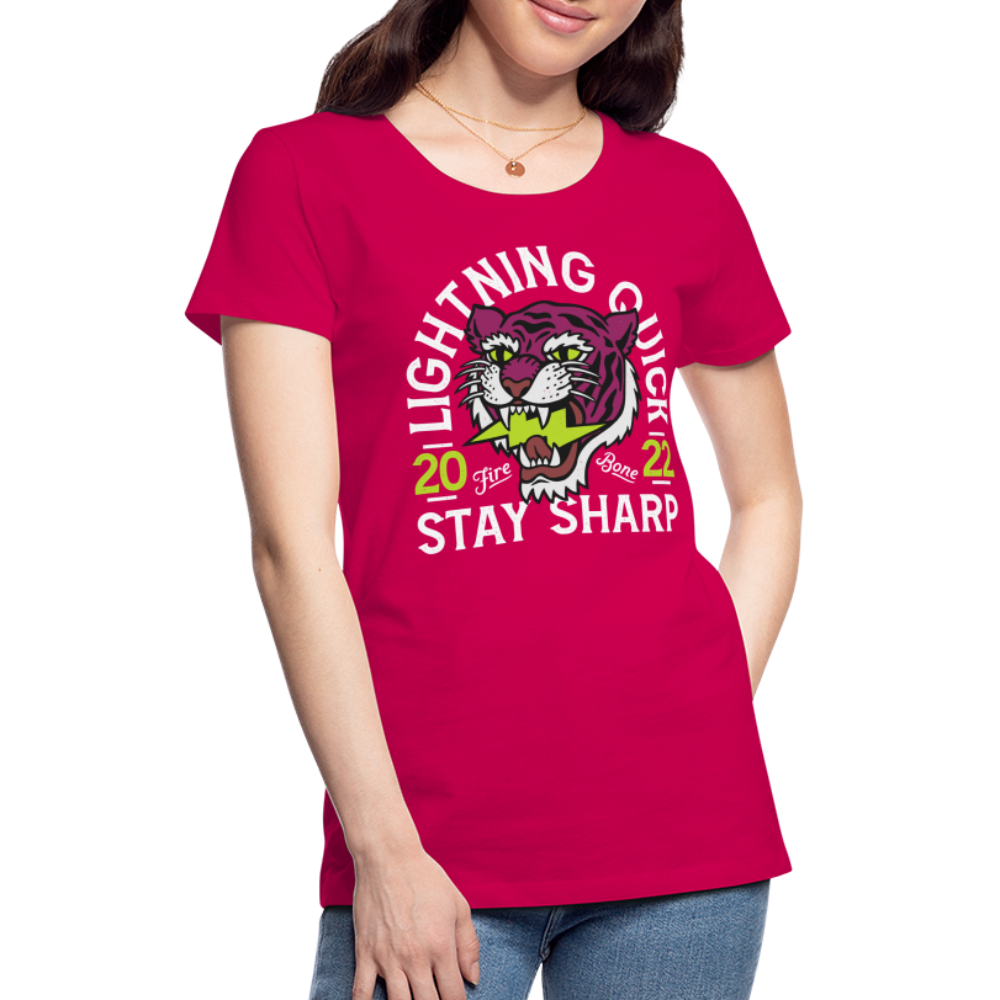 Lightning Quick - Premium T-Shirt - dark pink