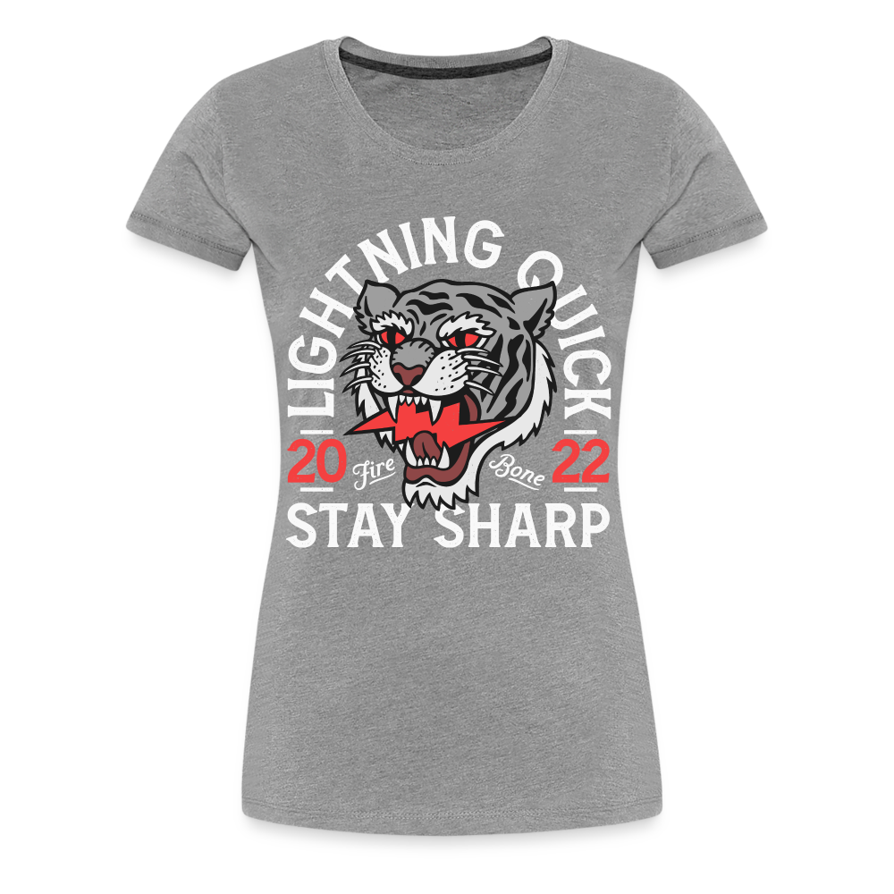 Lightning Quick - Premium T-Shirt - heather grey