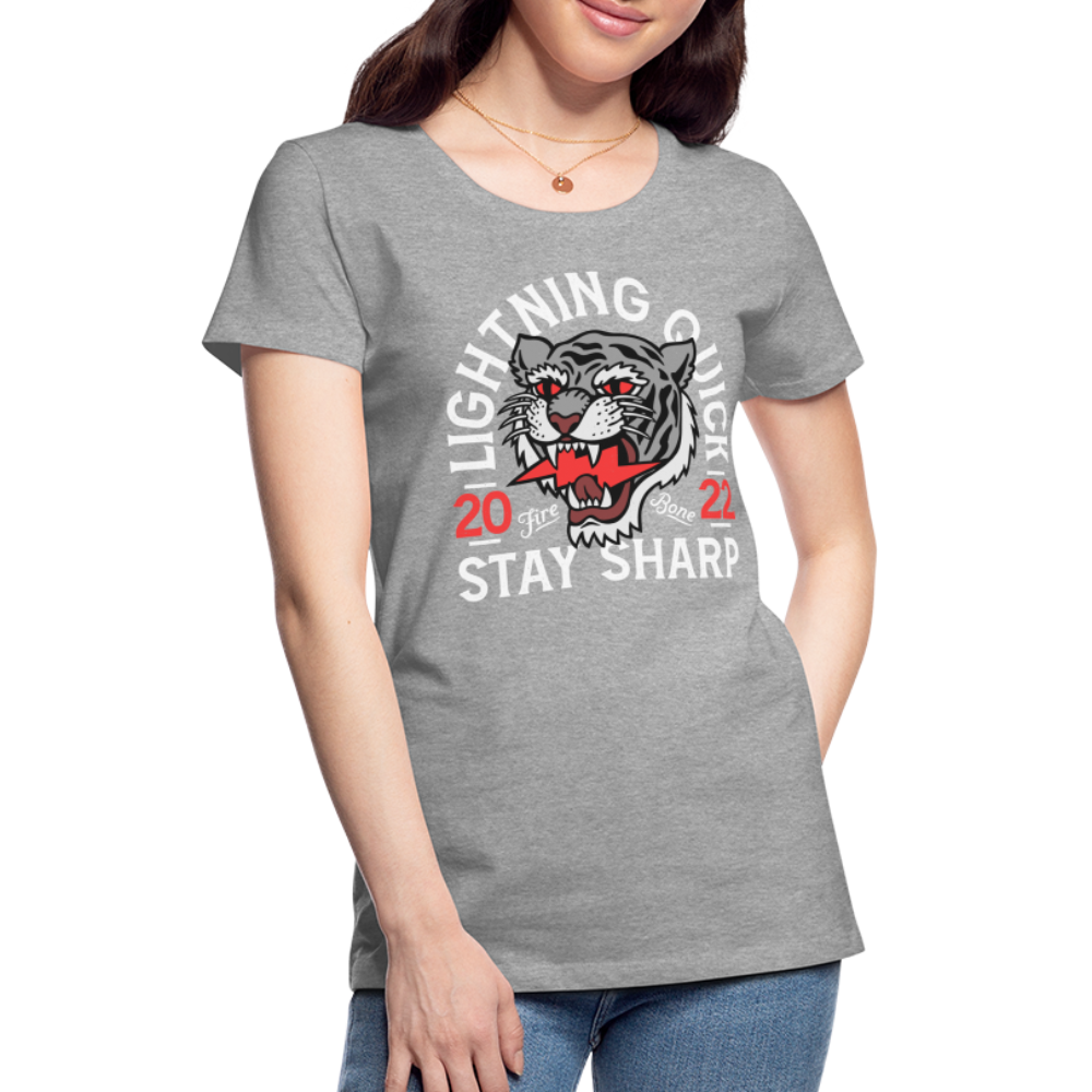 Lightning Quick - Premium T-Shirt - heather grey