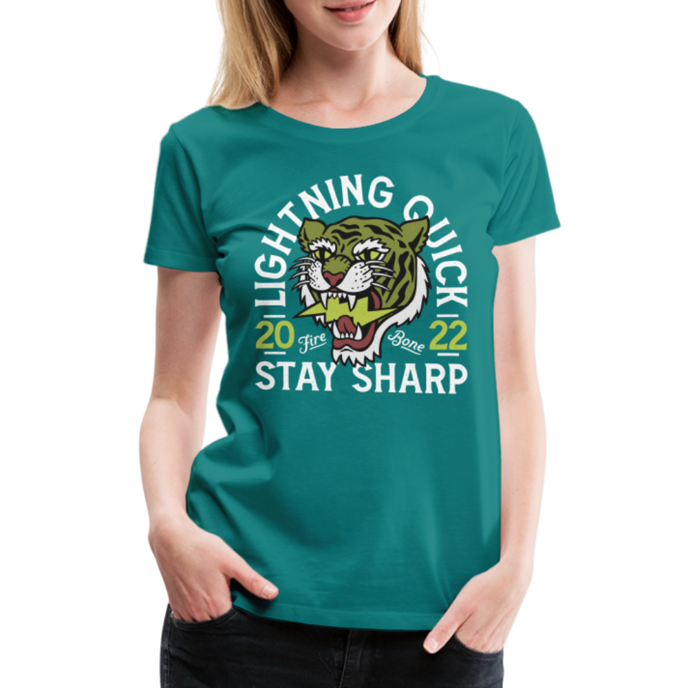 Lightning Quick - Premium T-Shirt - diva blue