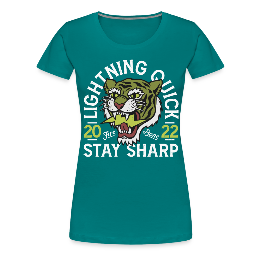 Lightning Quick - Premium T-Shirt - diva blue