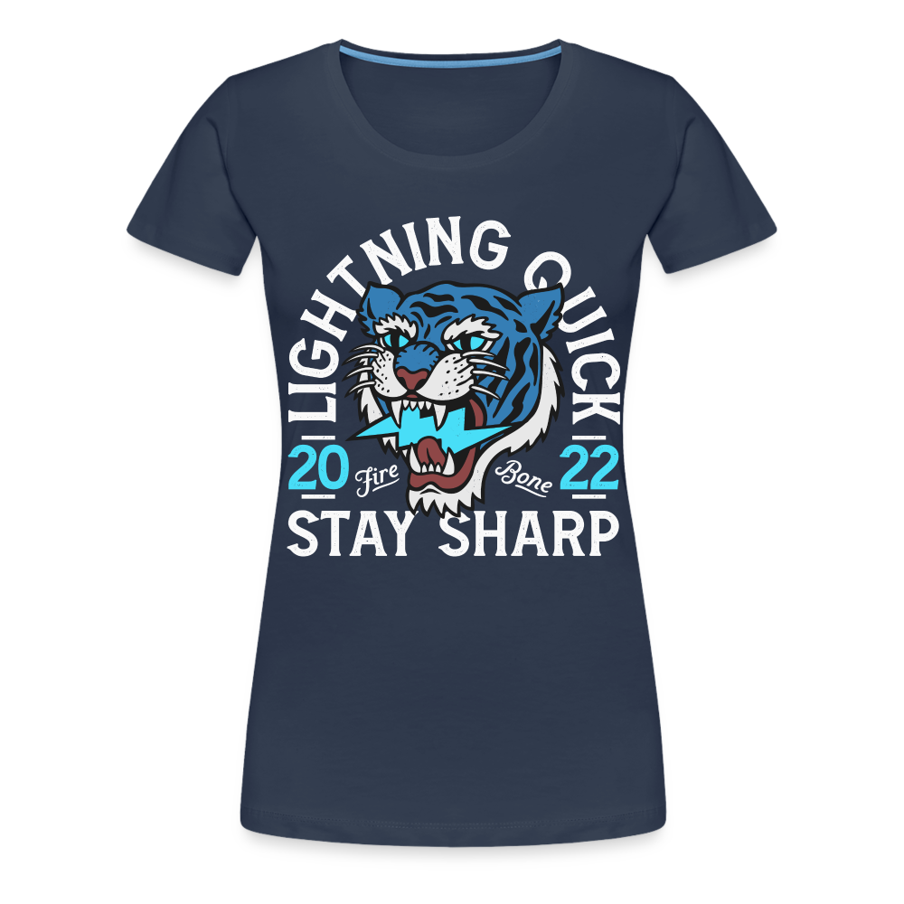 Lightning Quick - Premium T-Shirt - navy