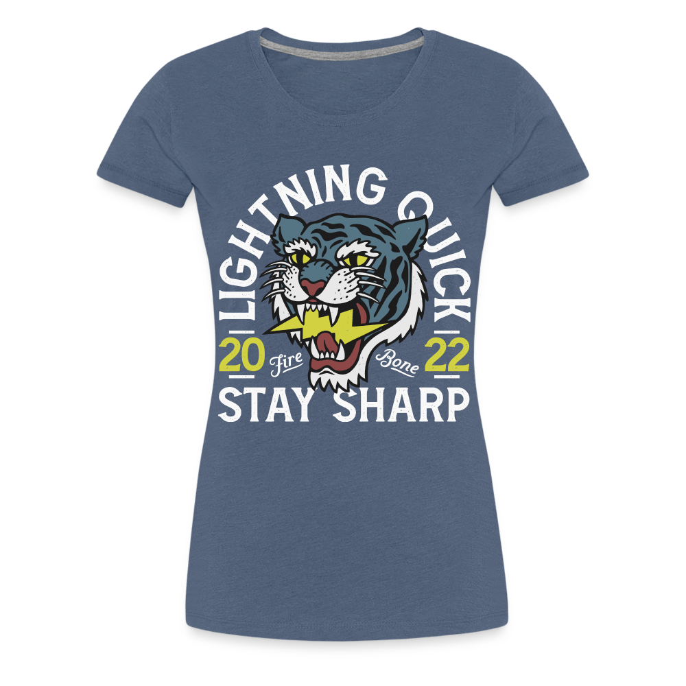 Lightning Quick - Premium T-Shirt - heather blue