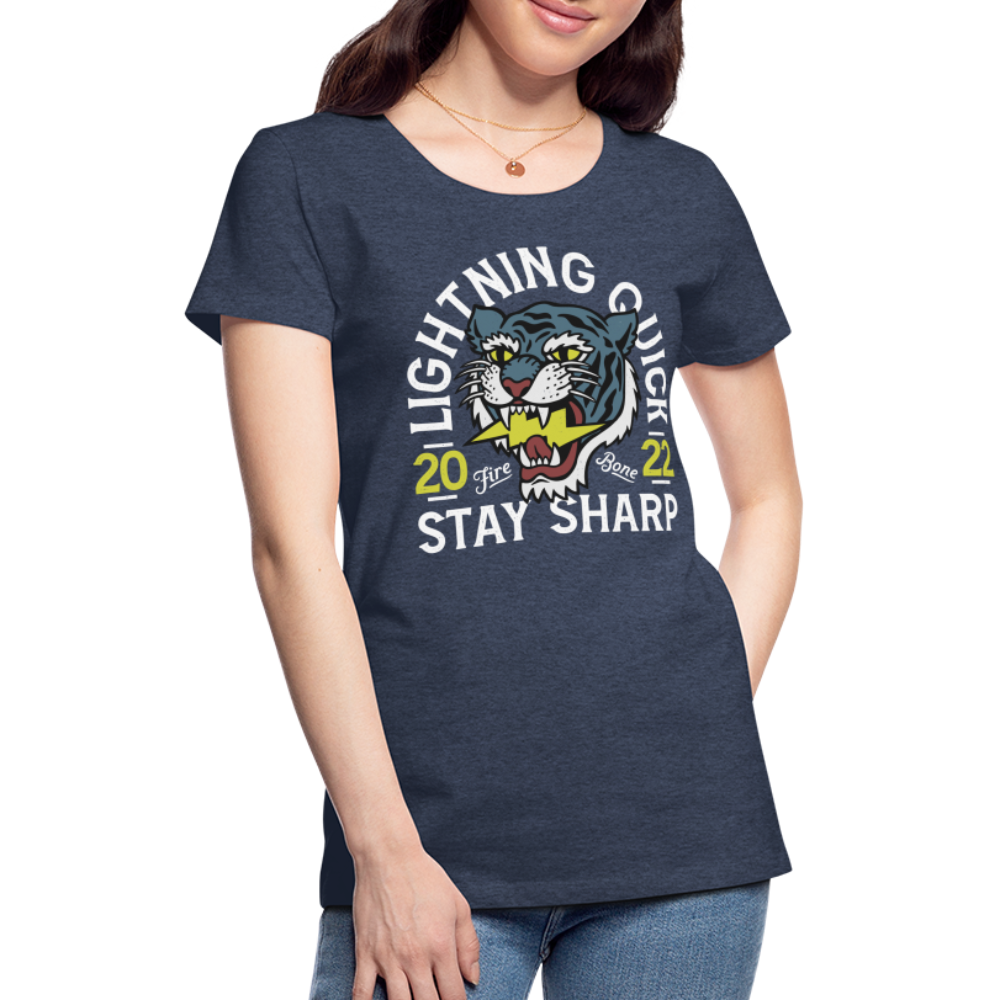 Lightning Quick - Premium T-Shirt - heather blue
