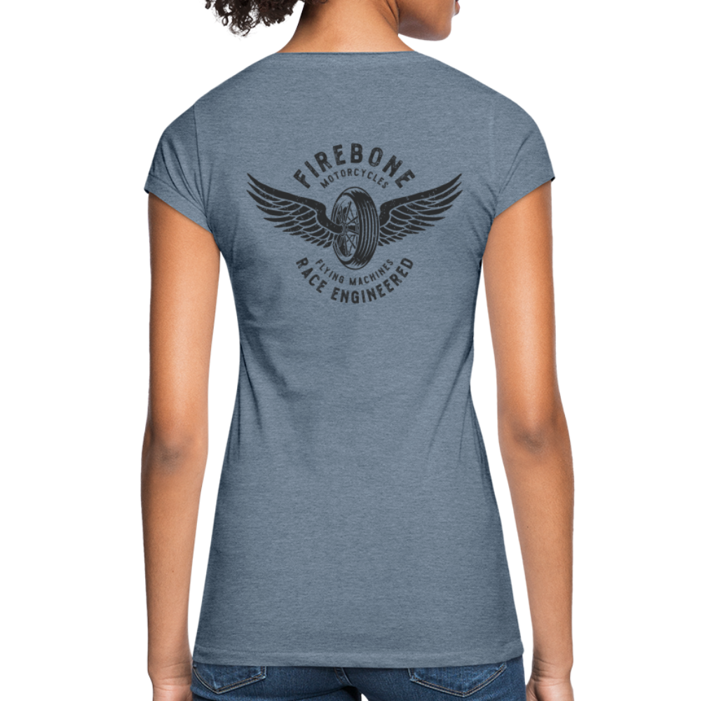Wings and wheels - Vintage T-Shirt - vintage denim