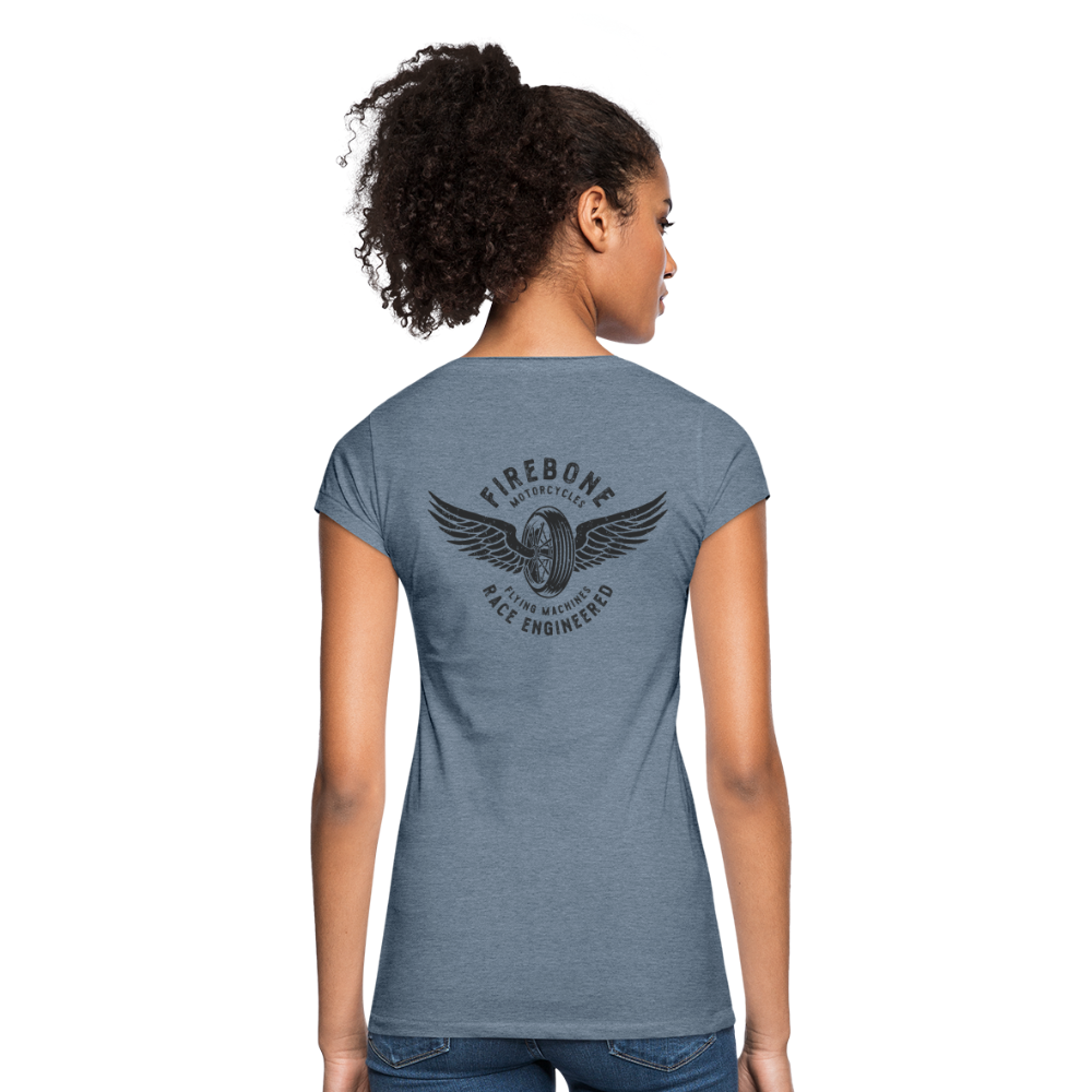 Wings and wheels - Vintage T-Shirt - vintage denim