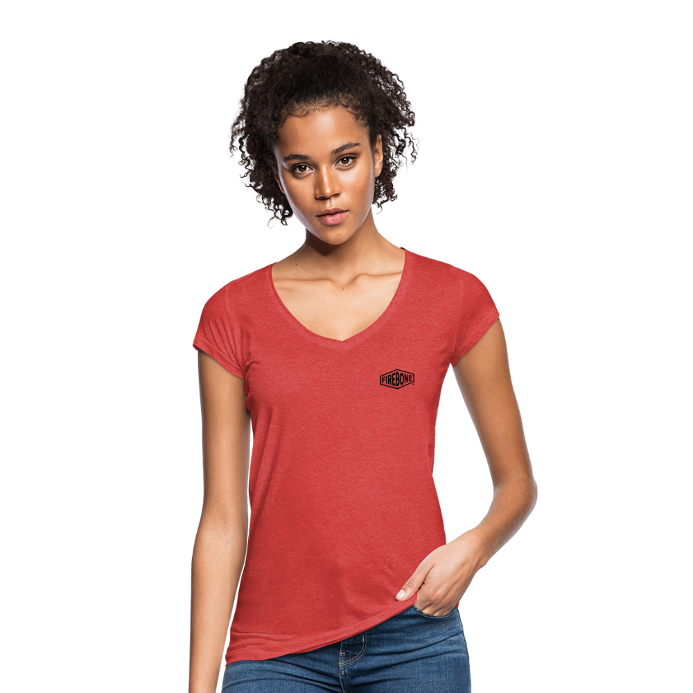 Wings and Wheels - Vintage T-Shirt - heather red