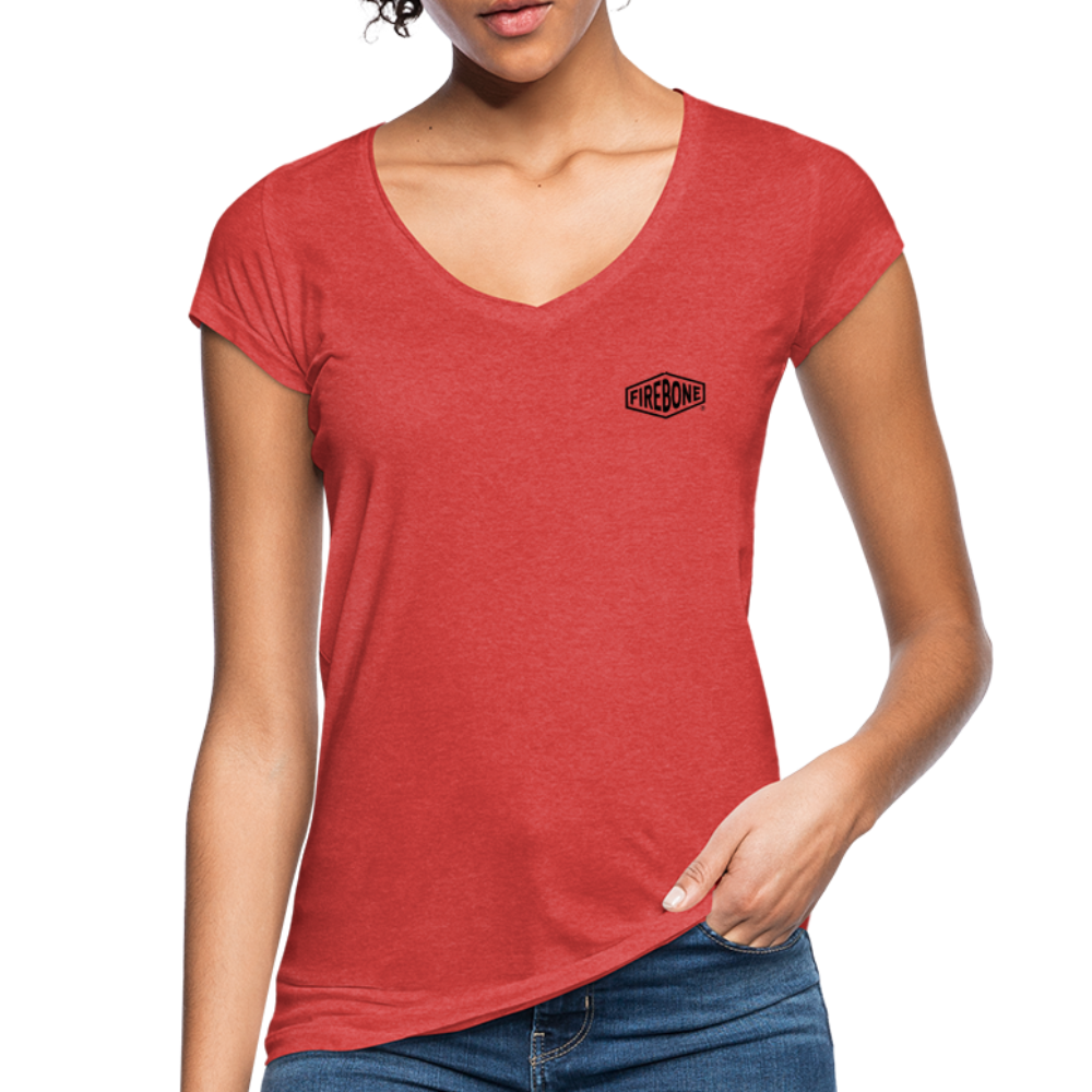 Wings and Wheels - Vintage T-Shirt - heather red