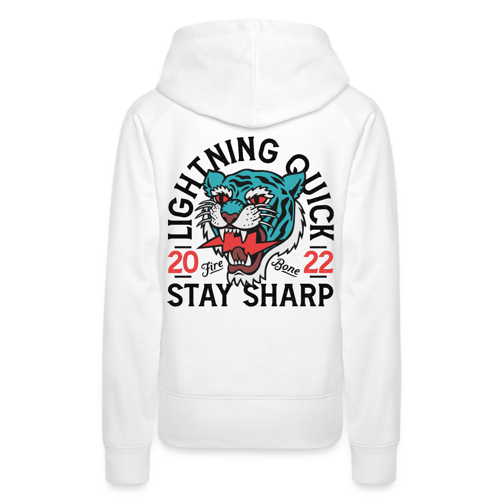 Lightning Quick - Premium Hoodie - white