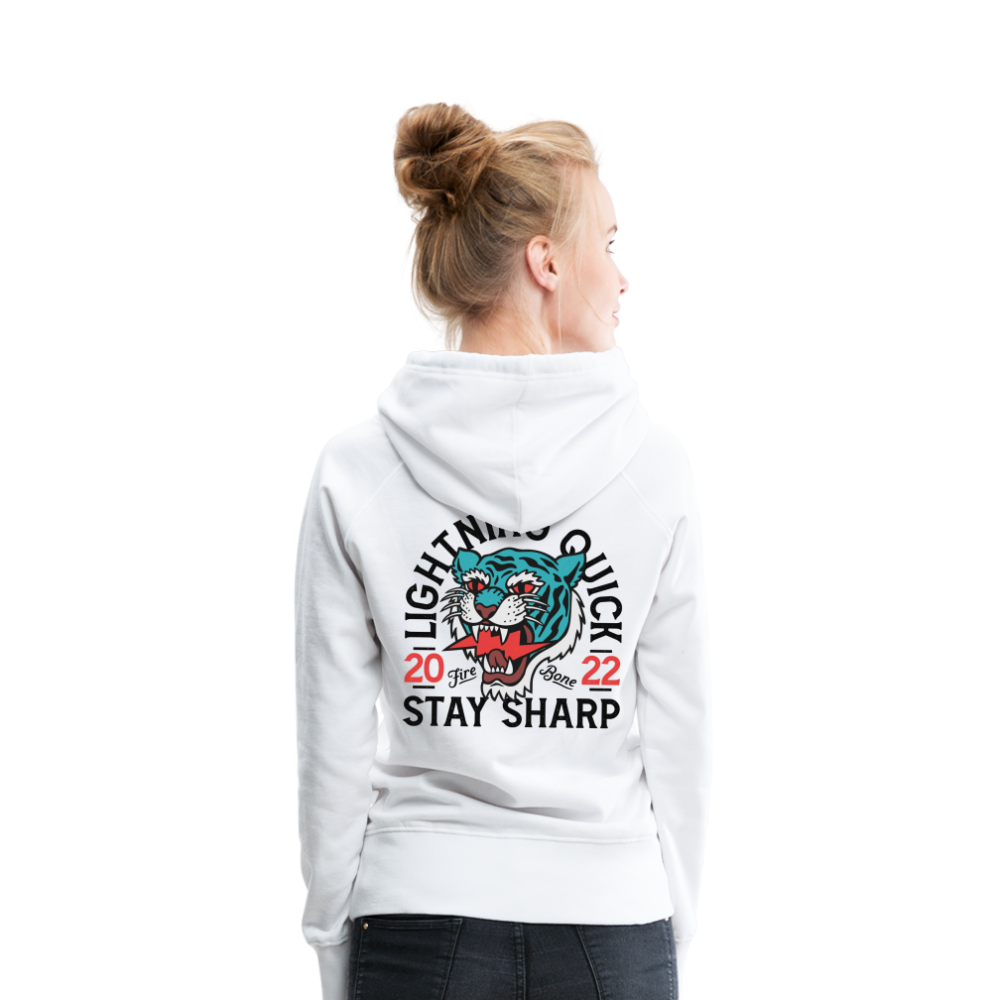 Lightning Quick - Premium Hoodie - white