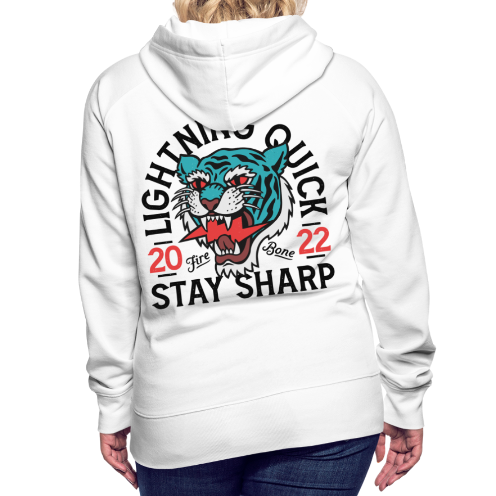 Lightning Quick - Premium Hoodie - white