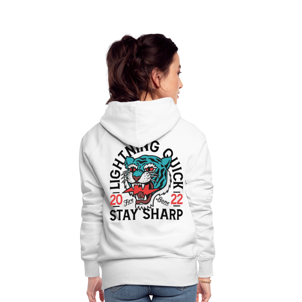 Lightning Quick - Premium Hoodie - white