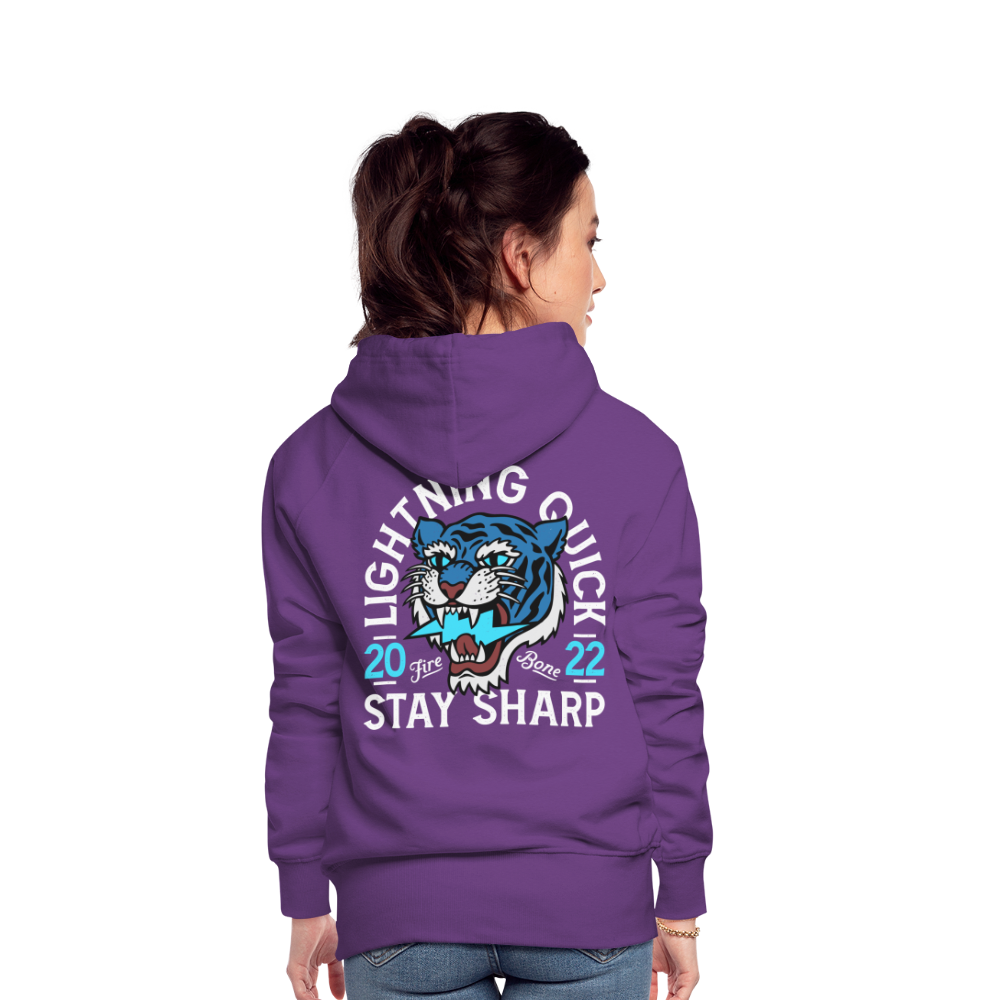 Lightning Quick - Premium Hoodie - purple