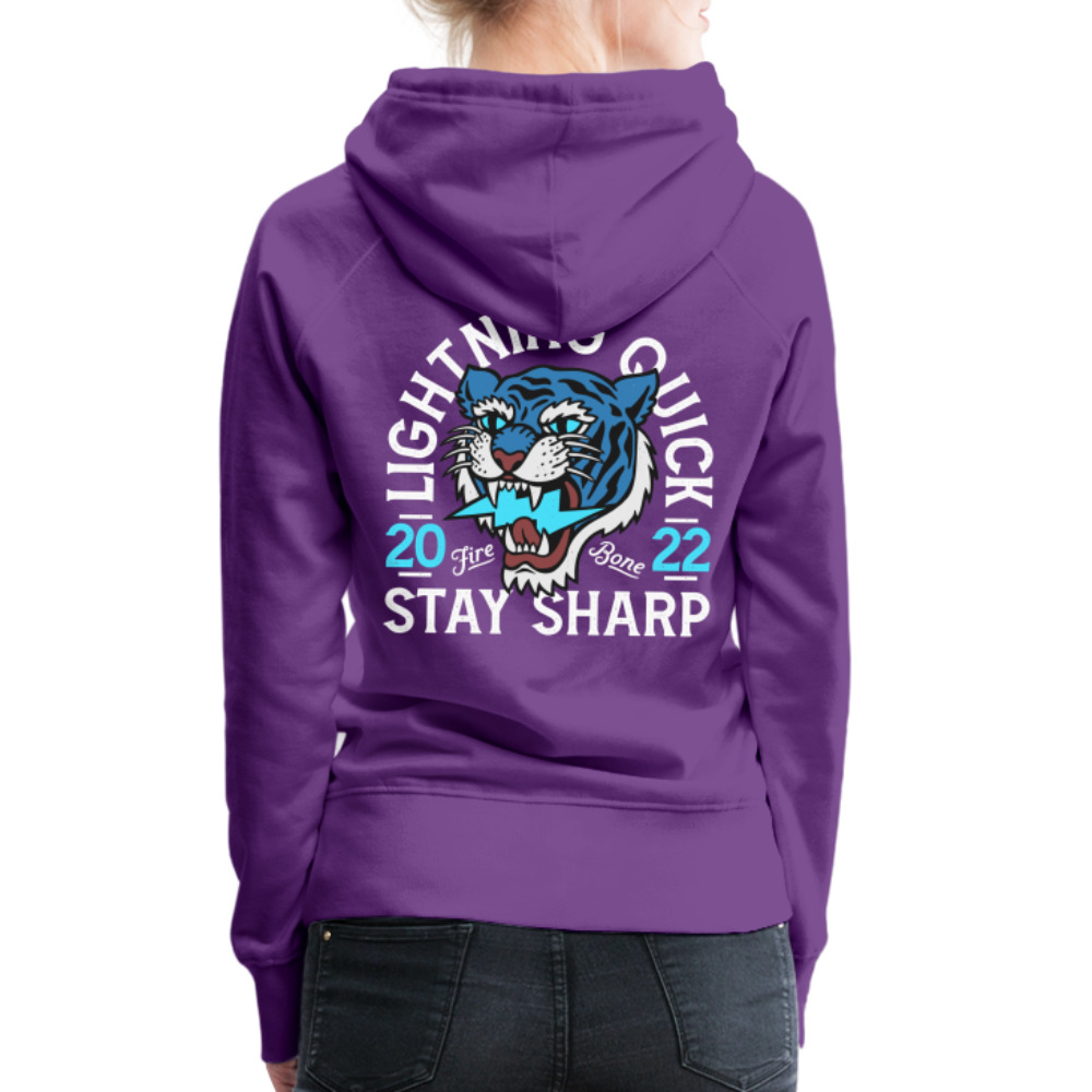 Lightning Quick - Premium Hoodie - purple