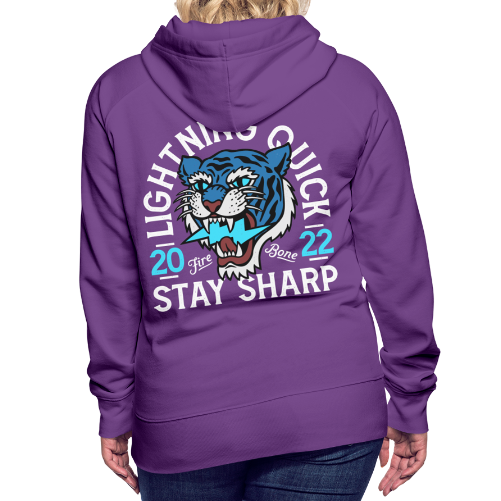 Lightning Quick - Premium Hoodie - purple