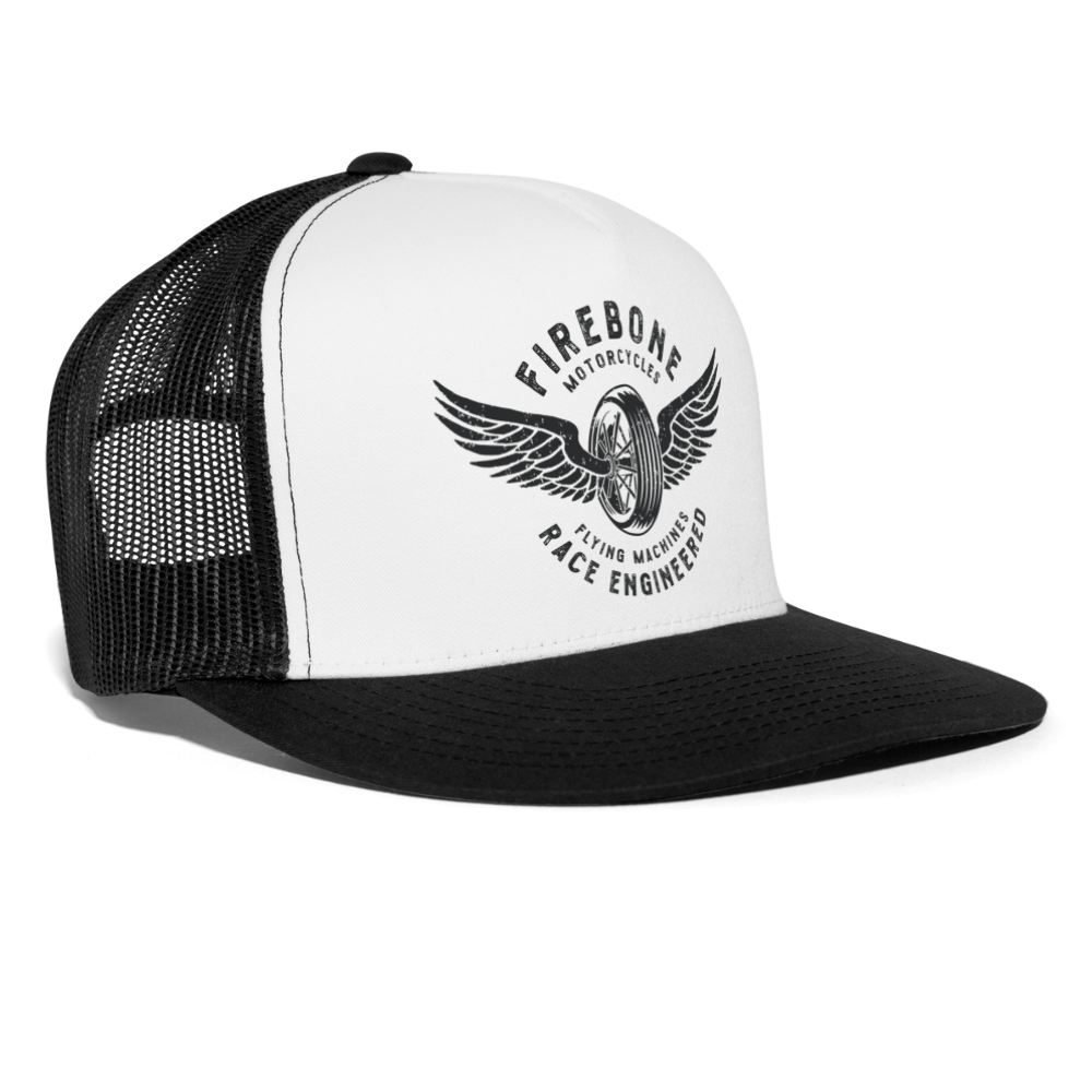 Flying machines - Trucker Cap - white/black