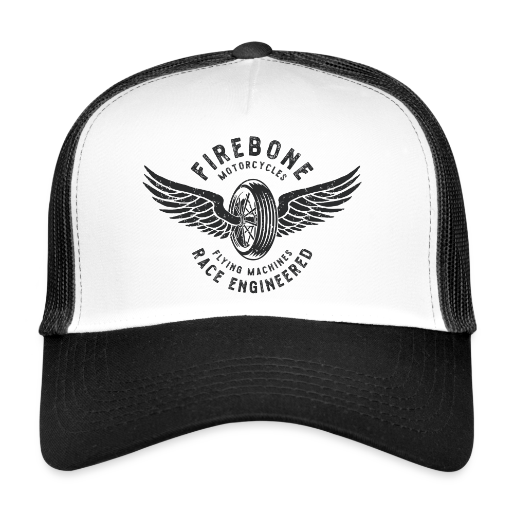 Flying machines - Trucker Cap - white/black