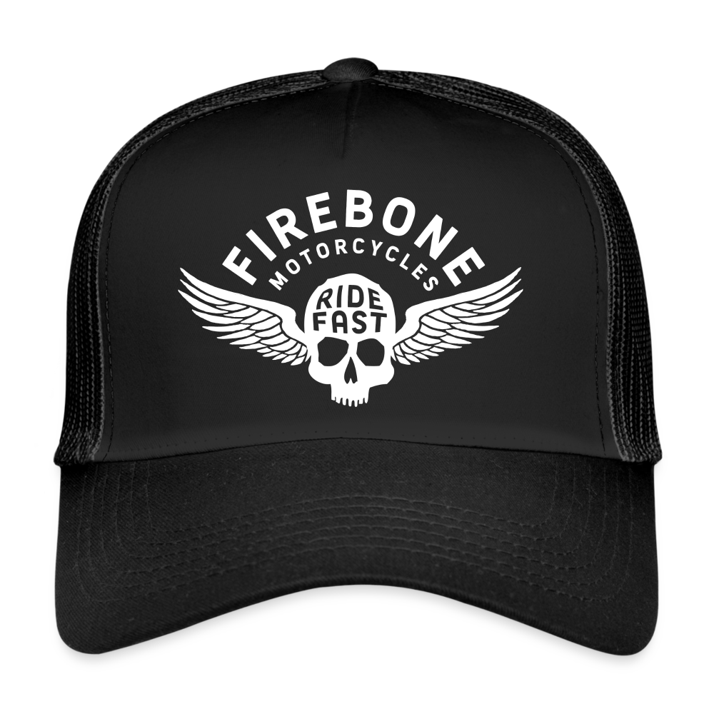 Ride Fast -Trucker Cap - black/black