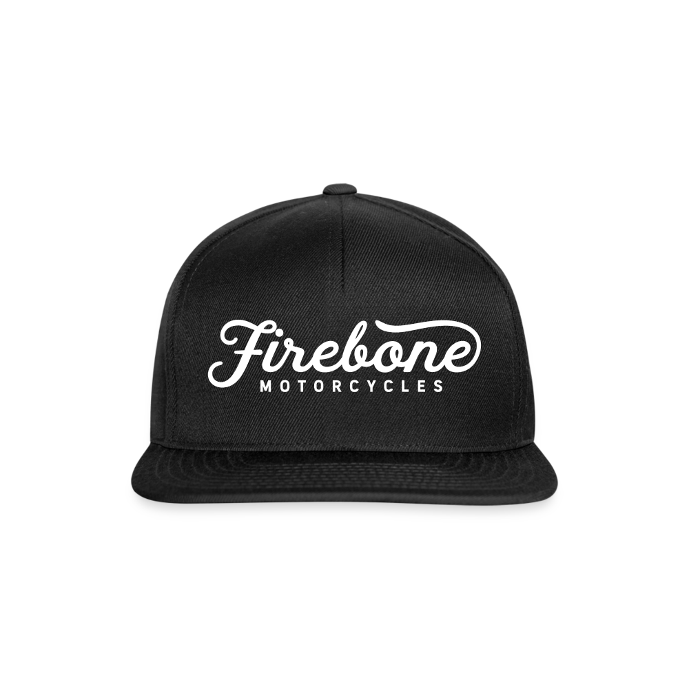 Firebone motocycle with skulls -Trucker Cap - black/black