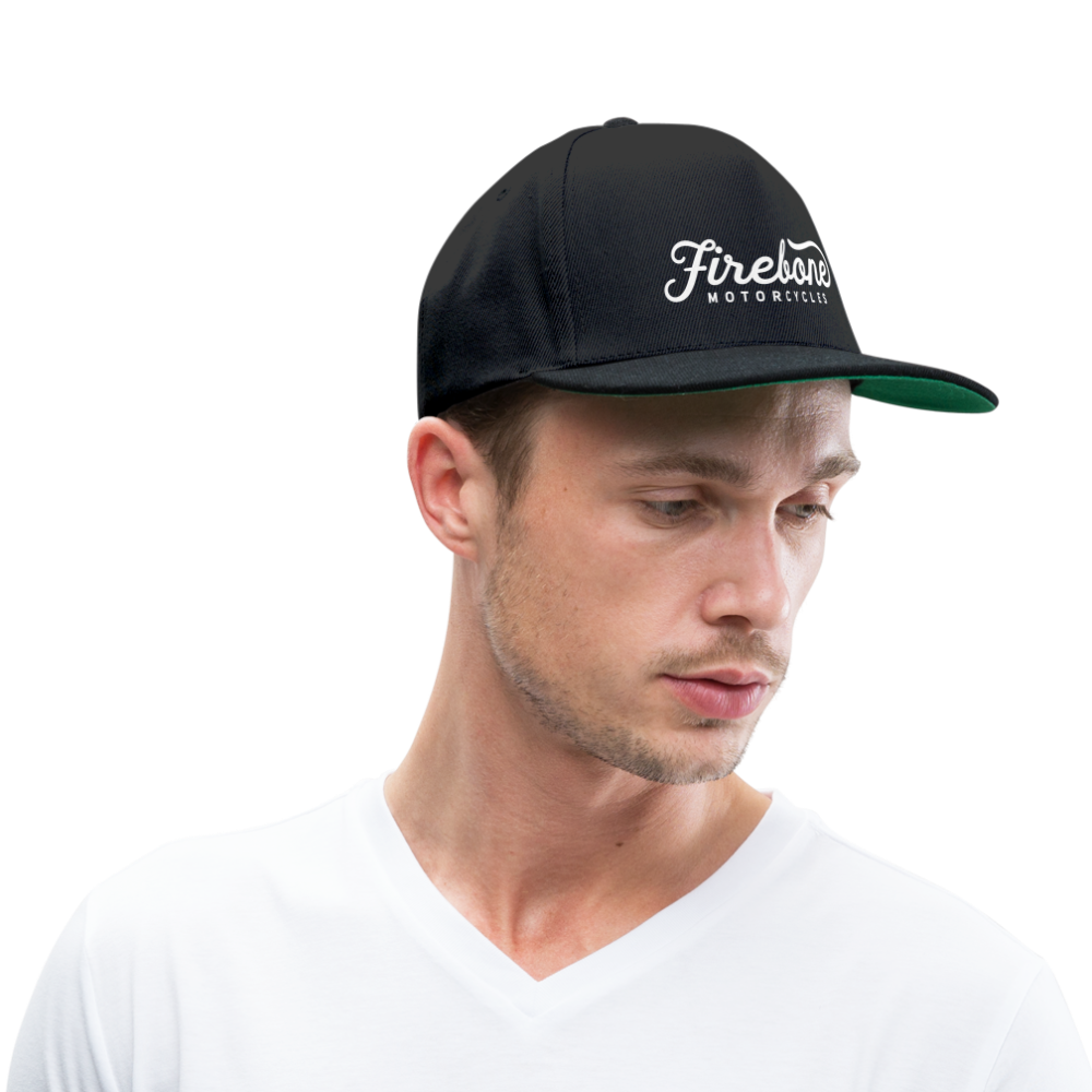 Firebone motocycle with skulls -Trucker Cap - black/black