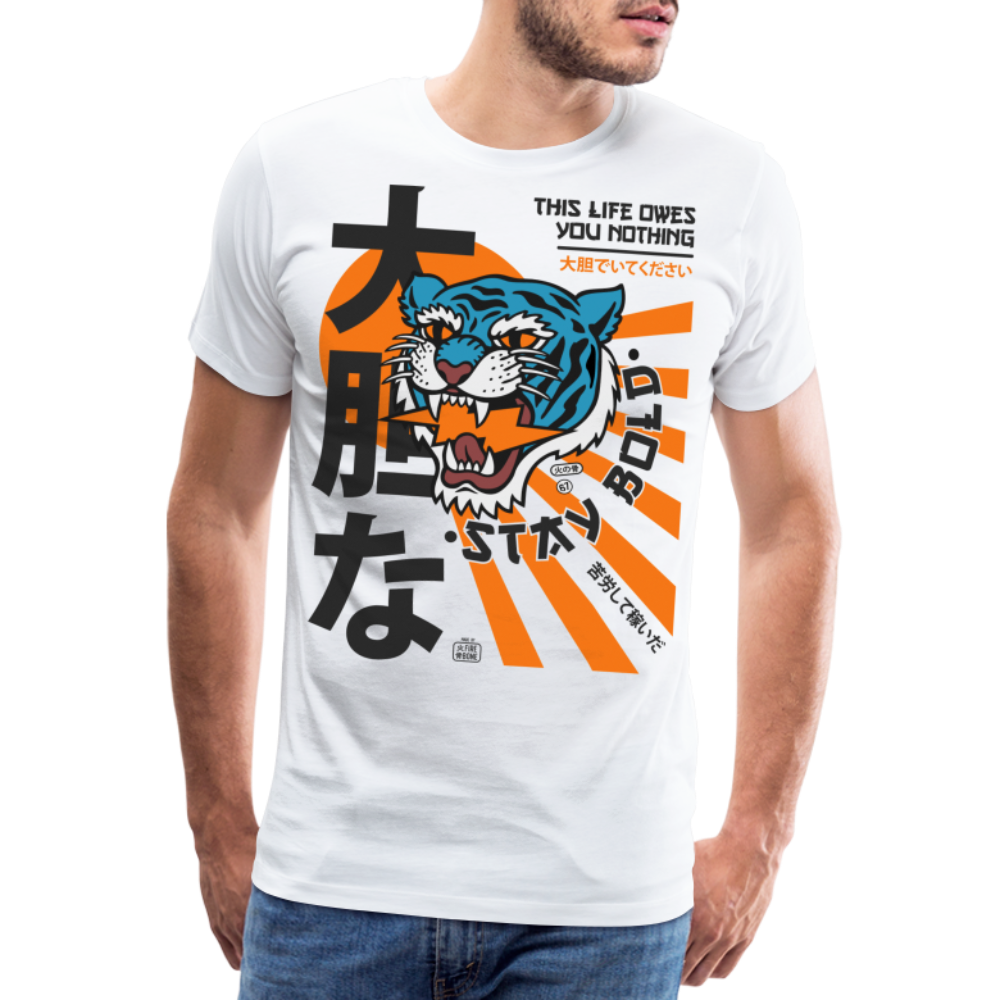 This life owes you nothing - Premium t-shirt - white