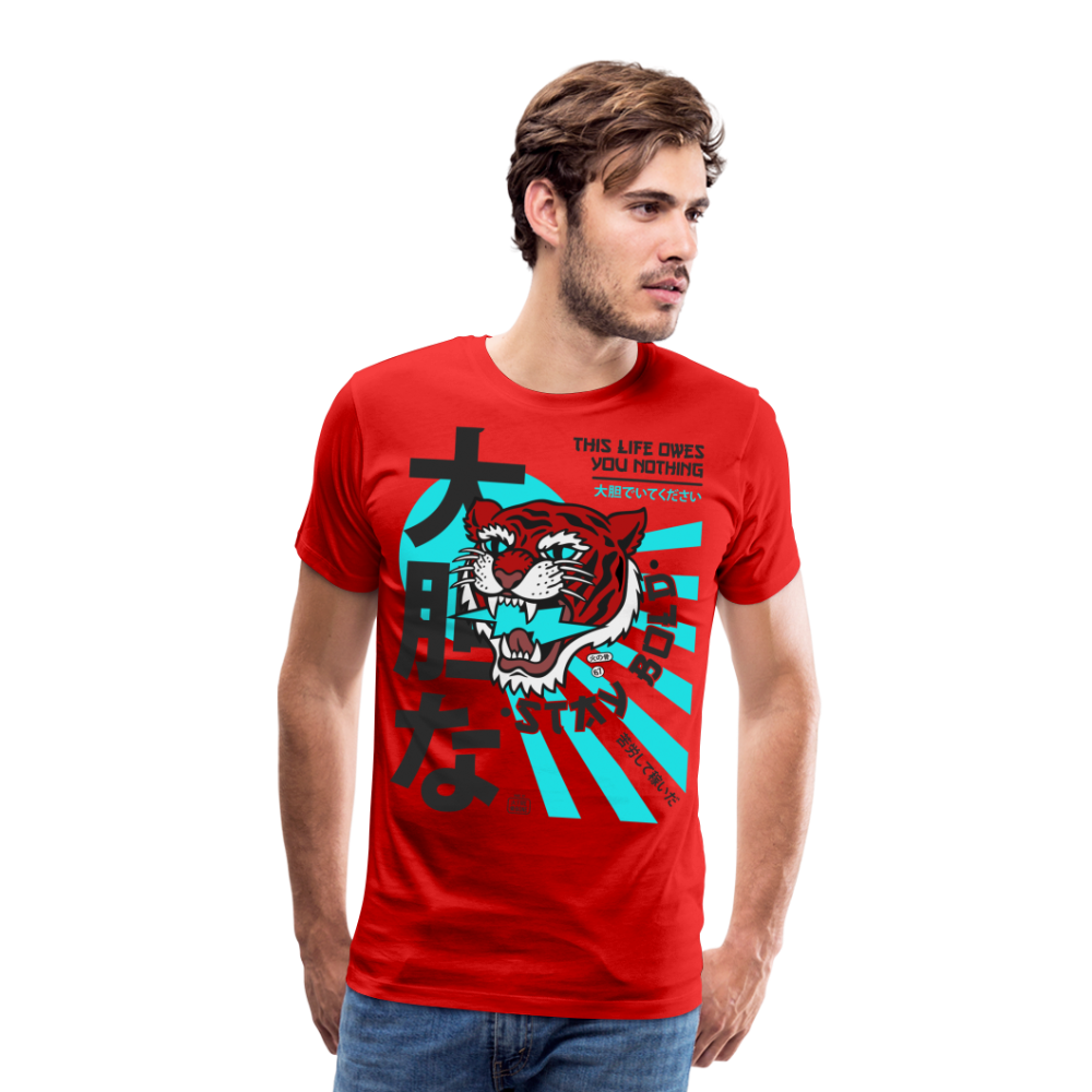 This life owes you nothing - Men's t-shirt - red