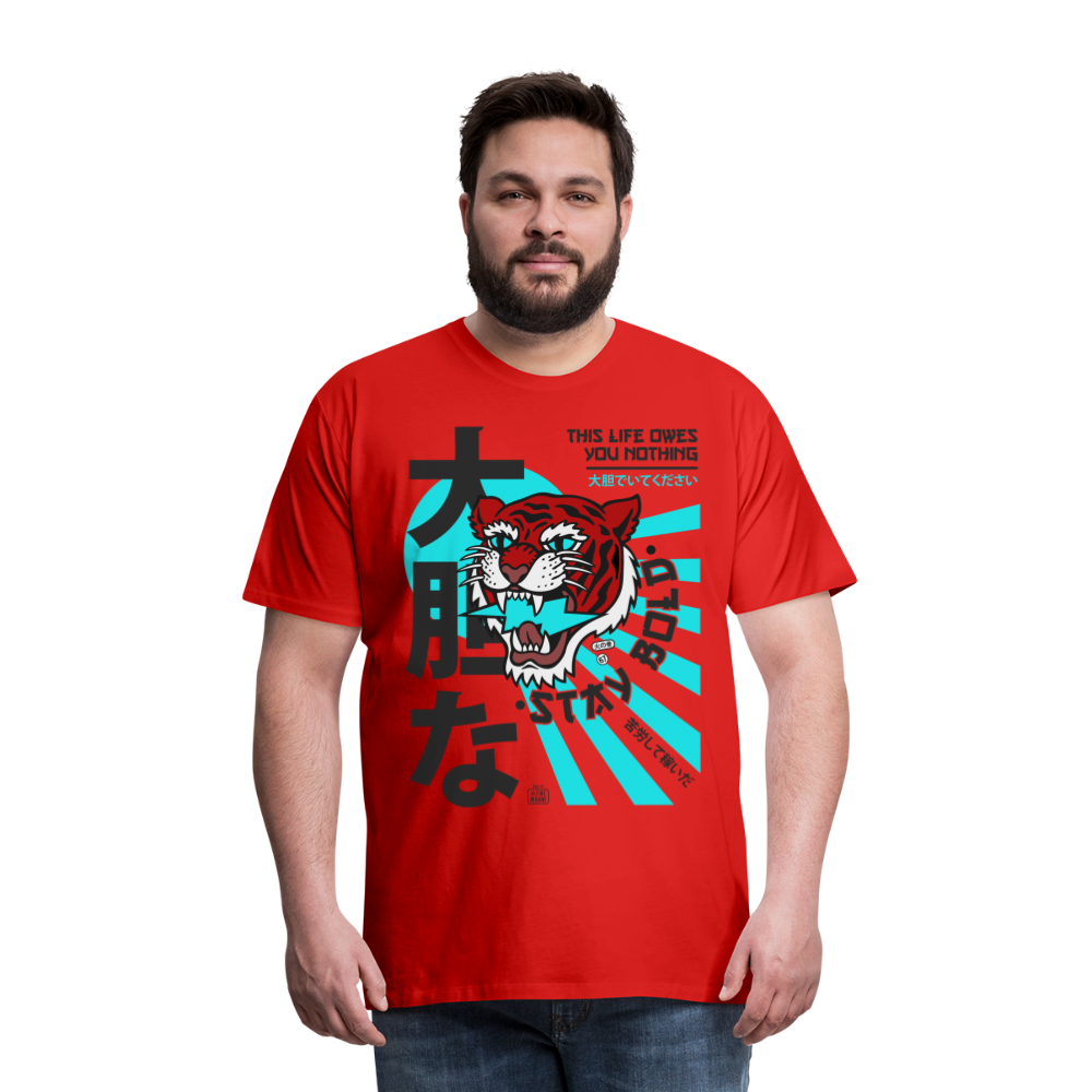 This life owes you nothing - Men's t-shirt - red