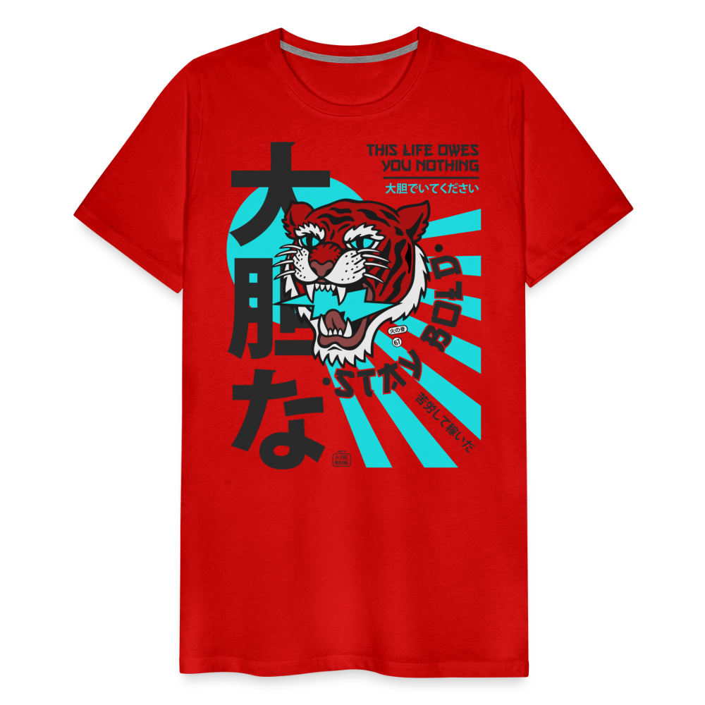 This life owes you nothing - Men's t-shirt - red