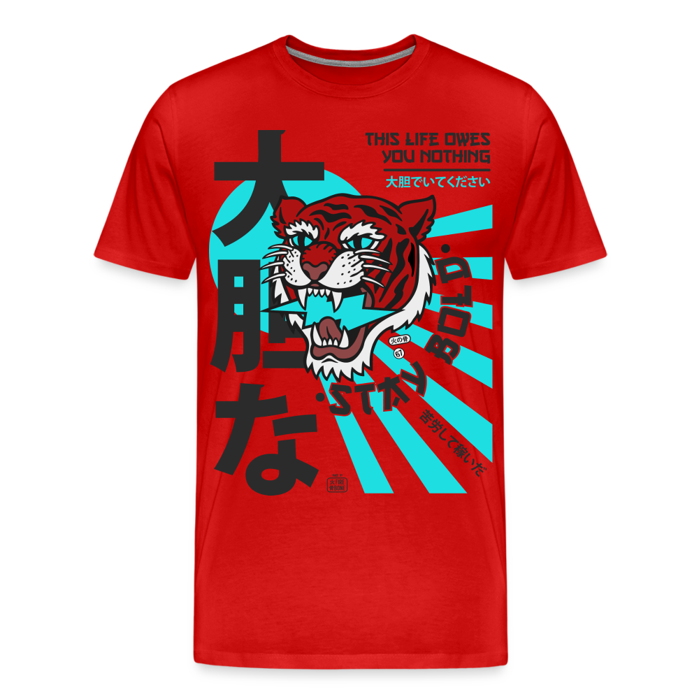 This life owes you nothing - Men's t-shirt - red