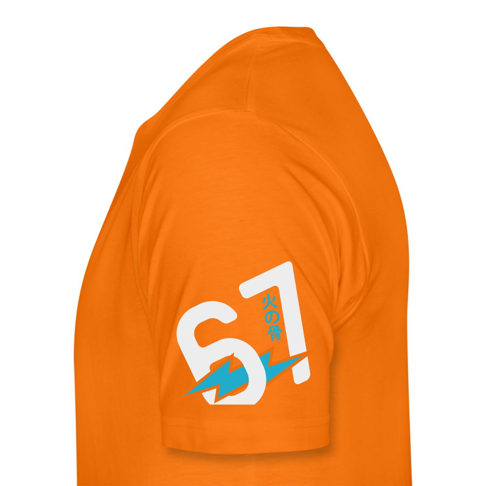 This life owes you nothing - Premium men's t-shirt - orange