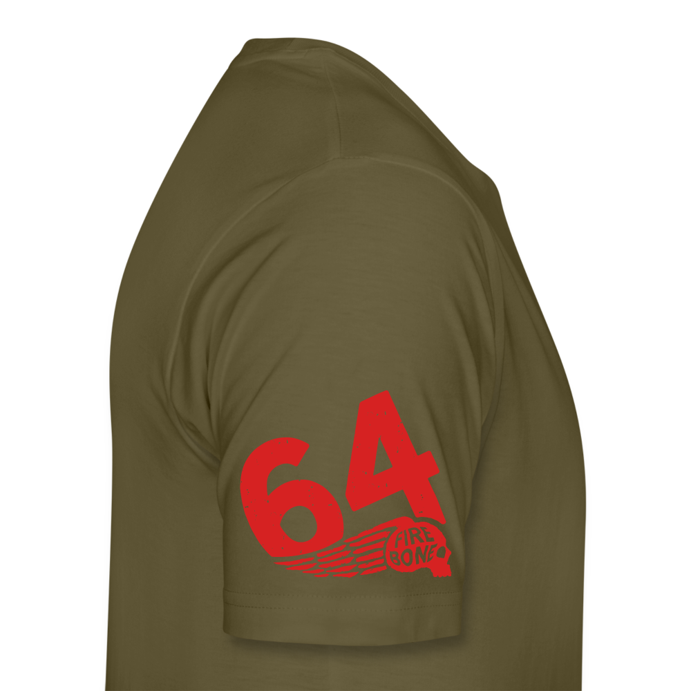 Super Quick skull - Premium T-Shirt - khaki