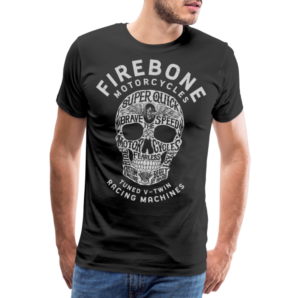 Super Quick Skull - Men’s Premium T-Shirt - black