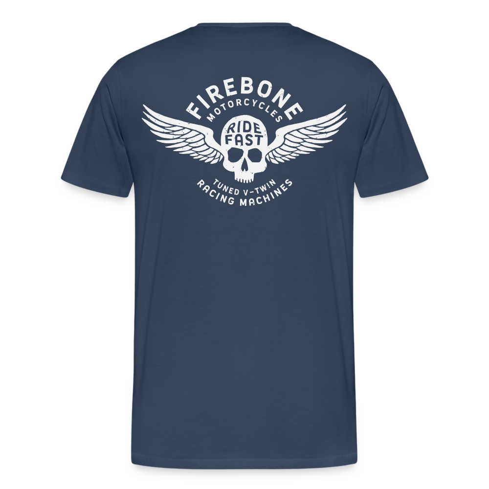 Super Quick Skullz - Men’s Premium T-Shirt - navy