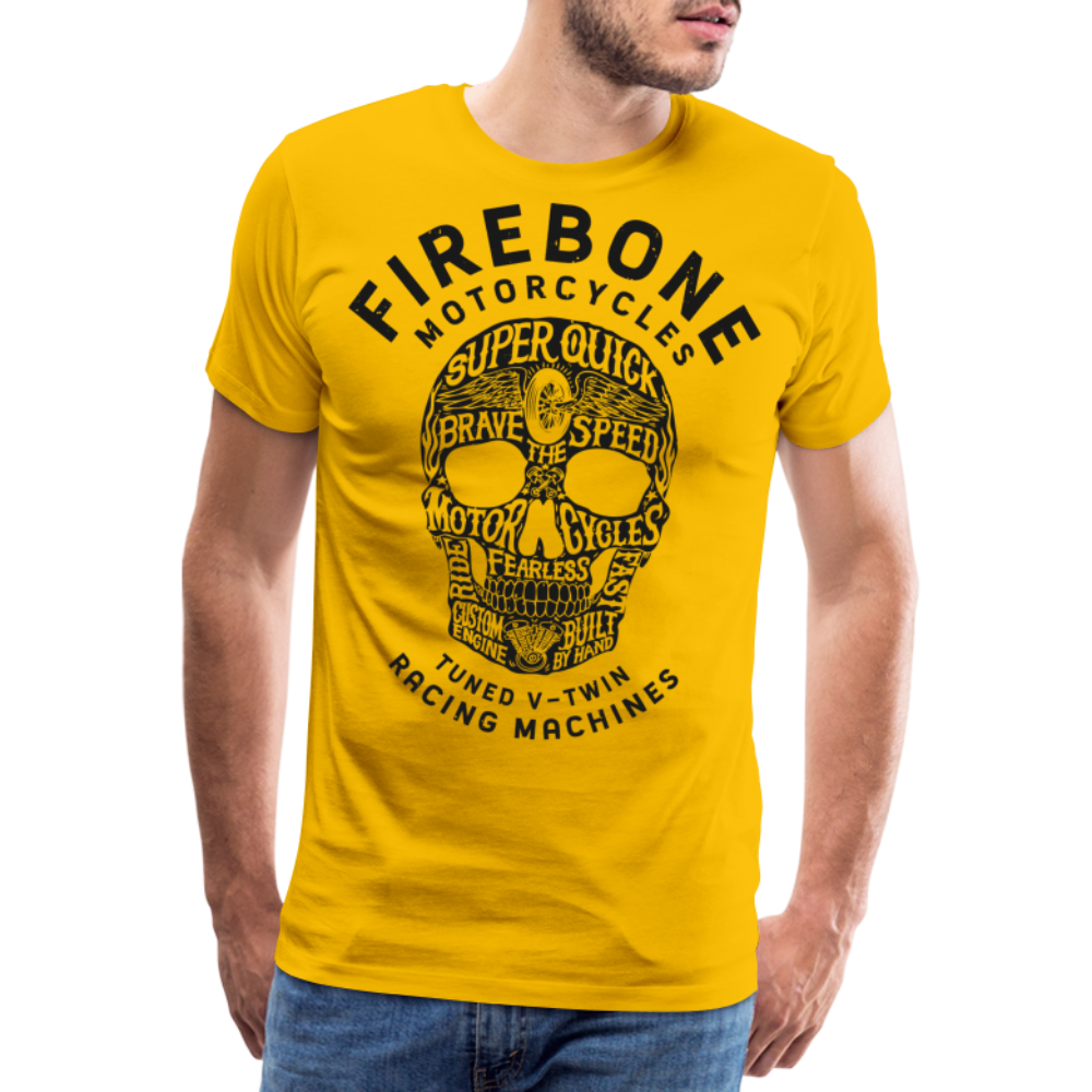 Super Quick Skullz - Men’s Premium T-Shirt - sun yellow