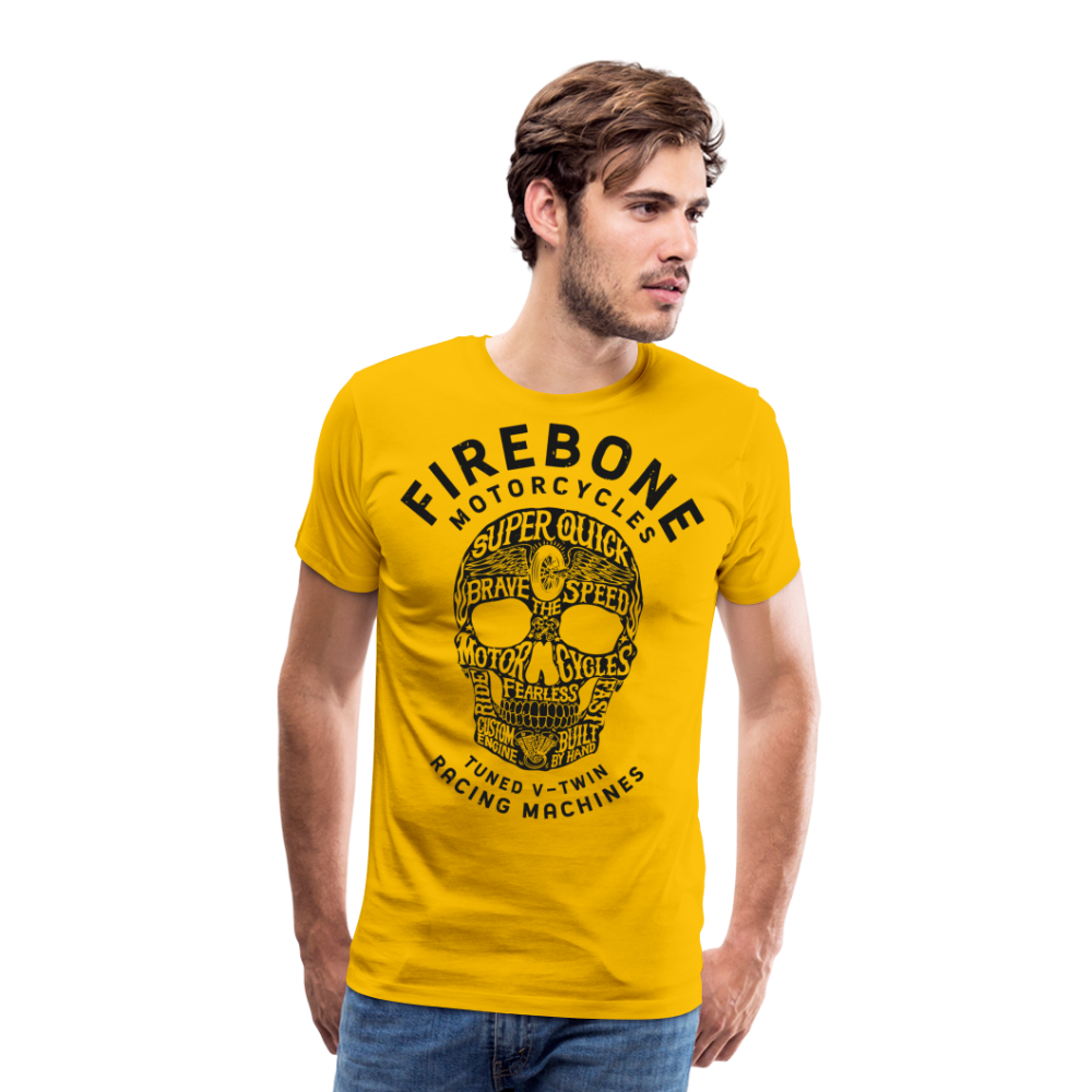 Super Quick Skullz - Men’s Premium T-Shirt - sun yellow