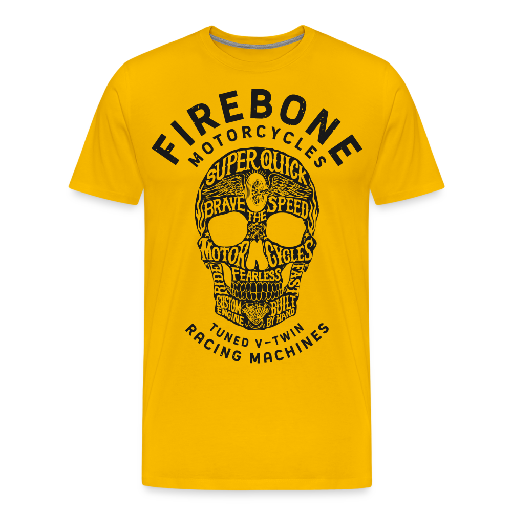 Super Quick Skullz - Men’s Premium T-Shirt - sun yellow