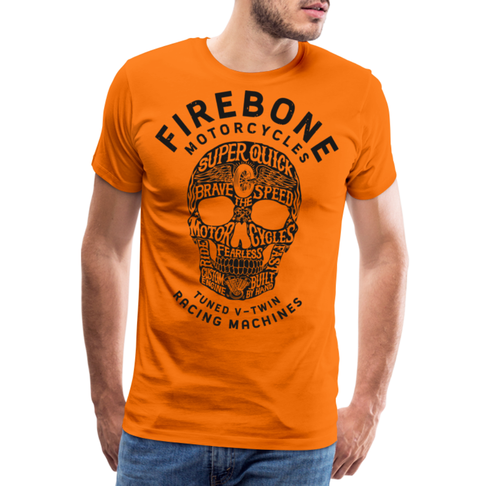 Super Quick Skullz - Men’s Premium T-Shirt - orange