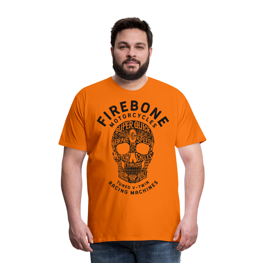 Super Quick Skullz - Men’s Premium T-Shirt - orange