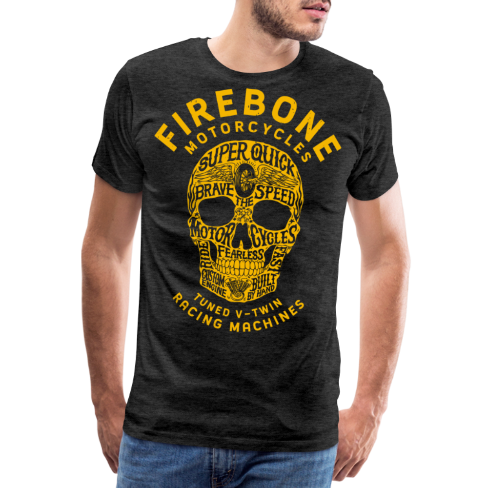 Super Quick Skullz - Men’s Premium T-Shirt - charcoal grey