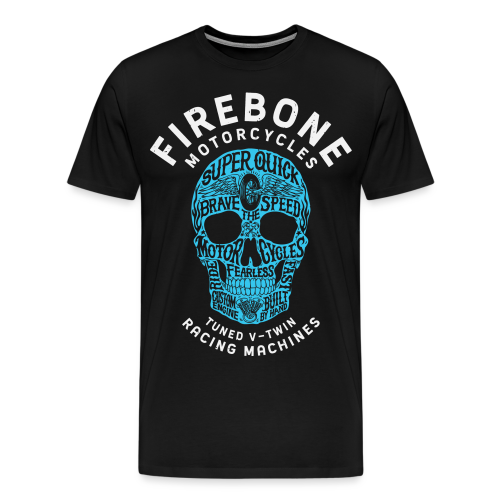 Super Quick Skullz Two colours - Men’s Premium T-Shirt - black