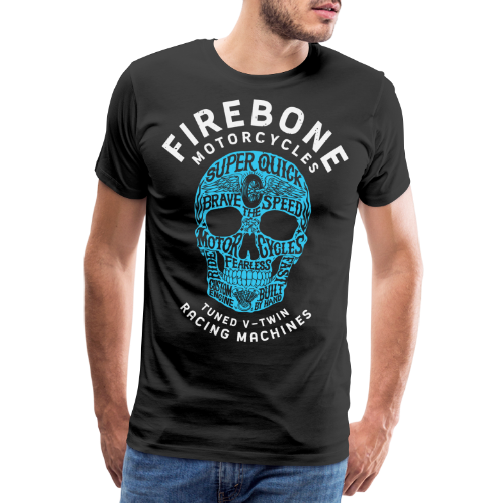 Super Quick Skullz Two colours - Men’s Premium T-Shirt - black