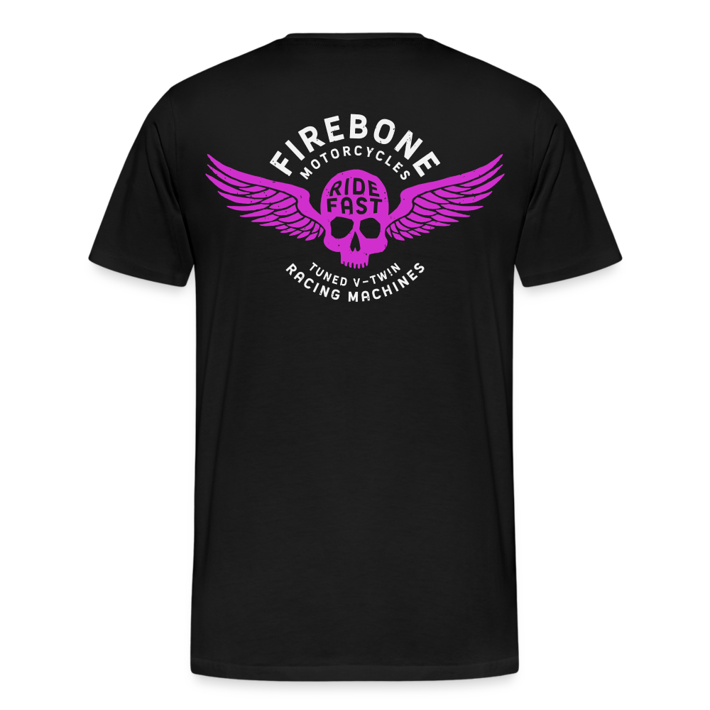 Super Quick Skullz Two Colours - Men’s Premium T-Shirt - black