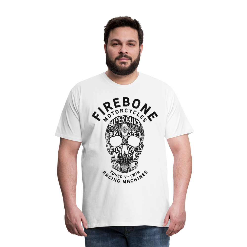 Super Quick Skullz - Men’s Premium T-Shirt - white