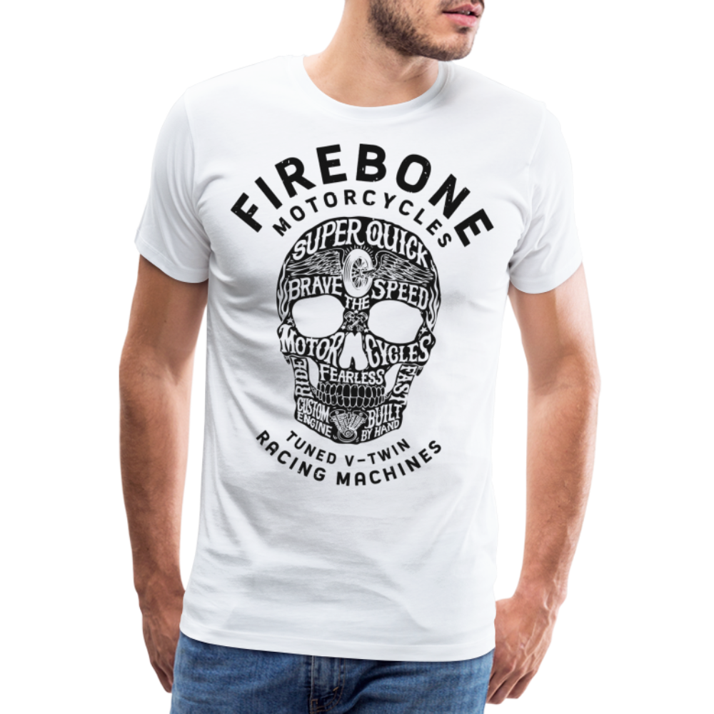 Super Quick Skullz - Men’s Premium T-Shirt - white