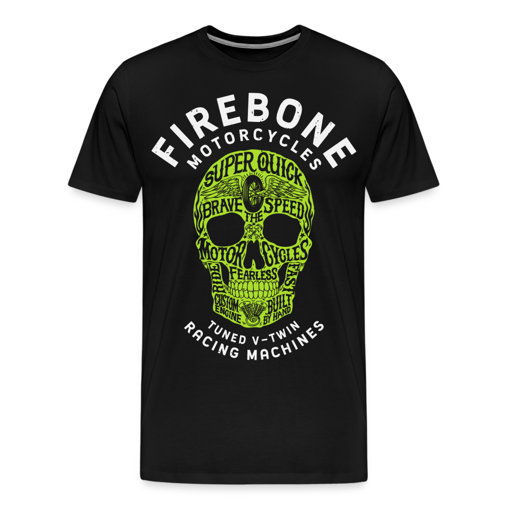 Super Quick Skullz Two colours -Men’s Premium T-Shirt - black