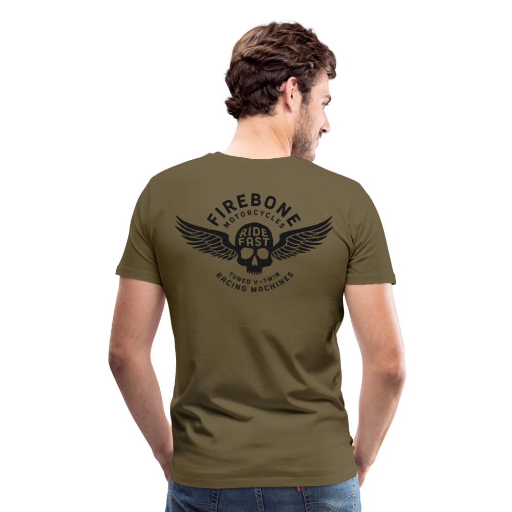 Super Quick Skullz - Men’s Premium T-Shirt - khaki